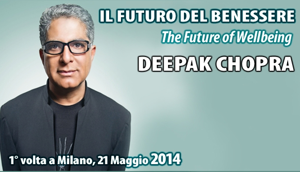21 maggio 2014 – Deepak Chopra a Milano