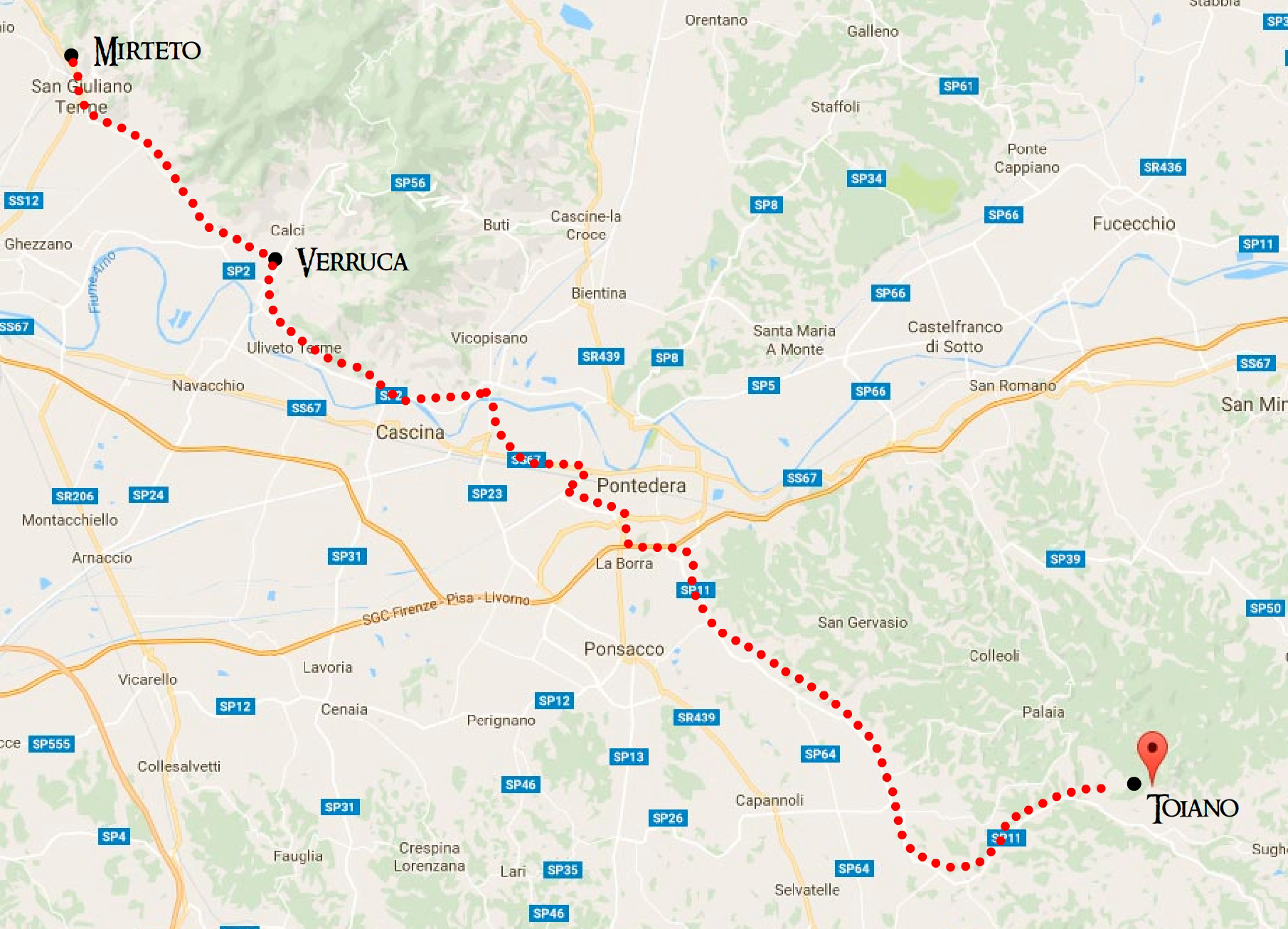 
            	Itinerari del mistero: Toscana settentrionale